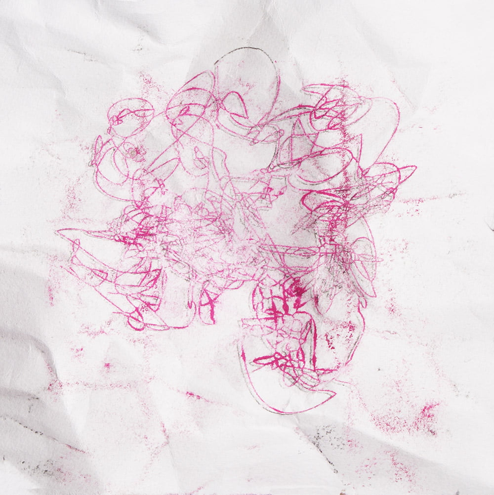String - Silkscreen print on watercolour paper