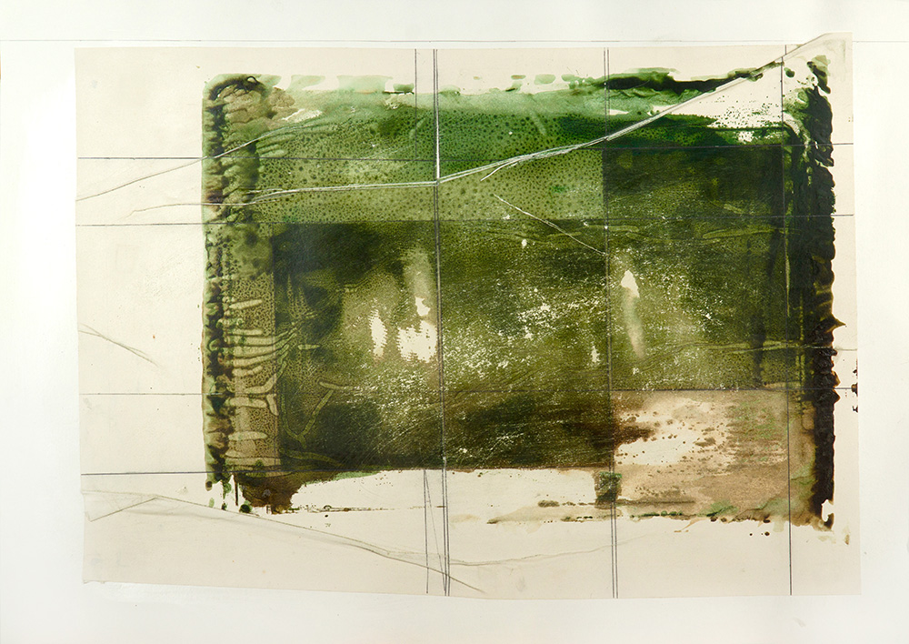 Abstract pencil and screen print art by Stephen Ritter reflecting the spiritual awakening process.