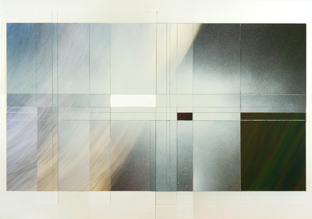 Abstract mixed media art by Stephen Ritter reflecting the spiritual awakening process.