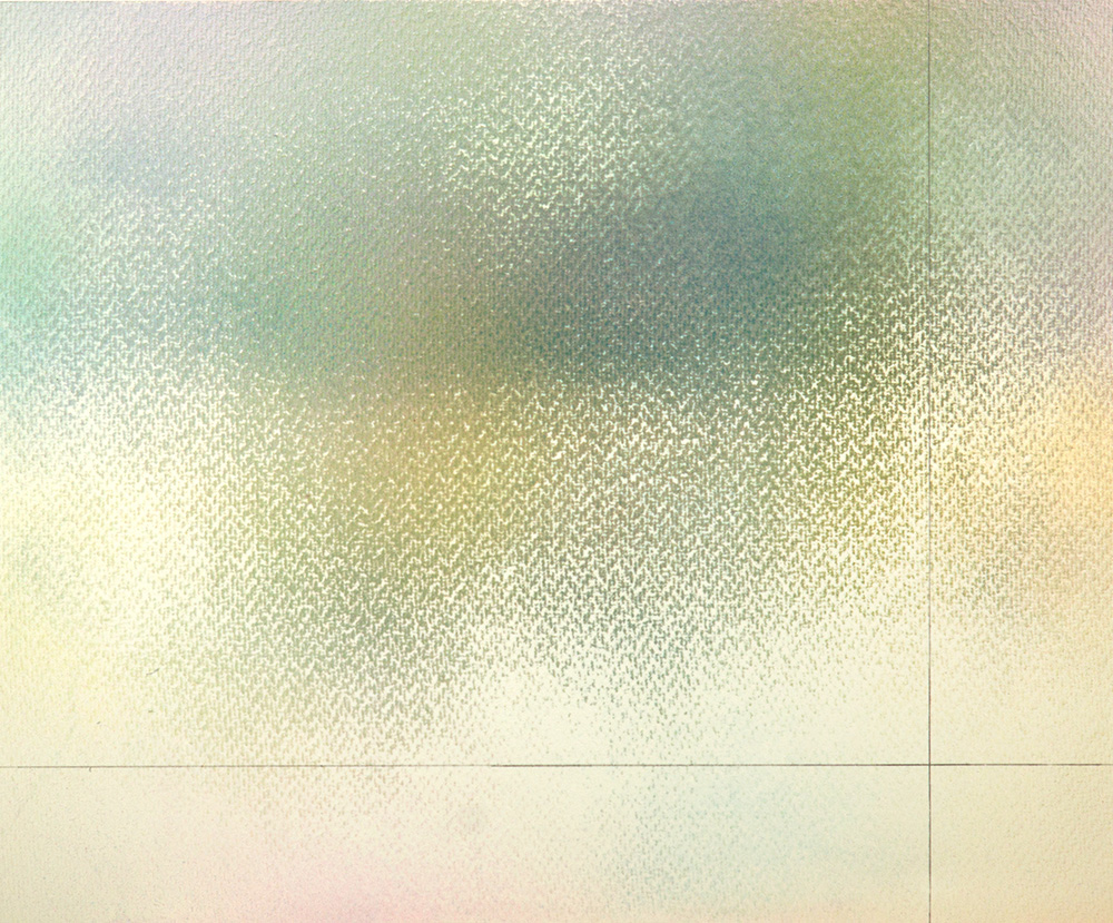 An abstract pencil and acrylic painting by Stephen Ritter reflecting the spiritual awakening process.