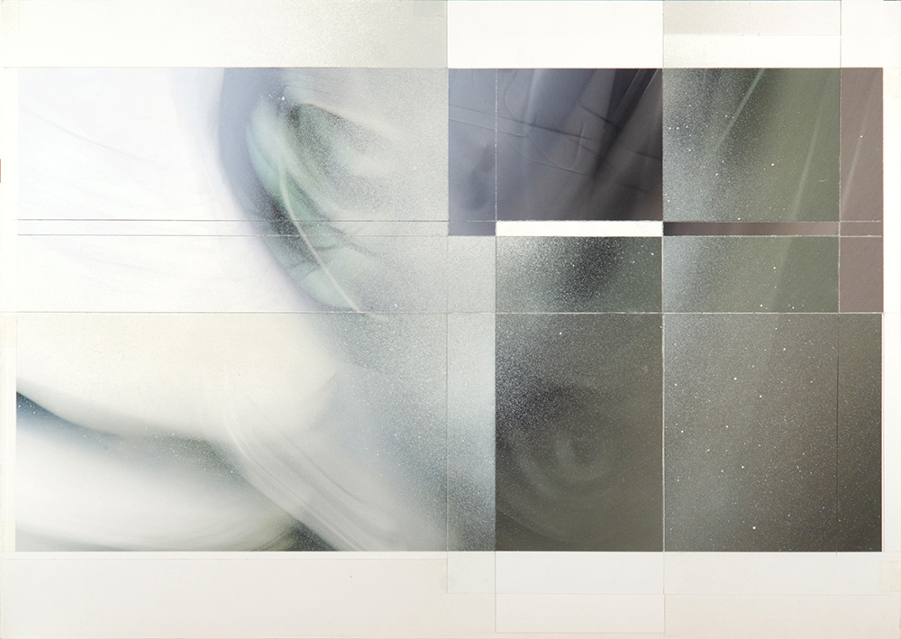 Abstract mixed media art by Stephen Ritter reflecting the spiritual awakening process.