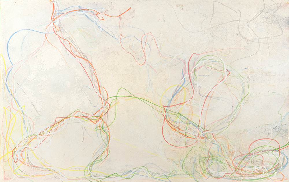 Abstract mixed media art by Stephen Ritter reflecting the spiritual awakening process.