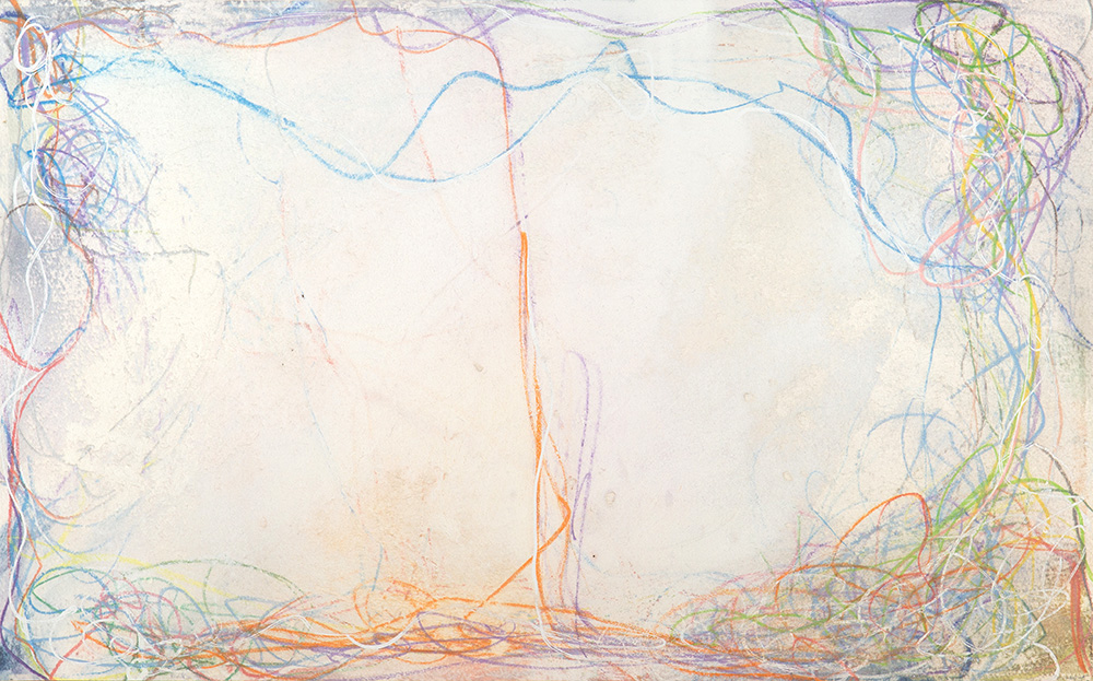 Abstract mixed media art by Stephen Ritter reflecting the spiritual awakening process.