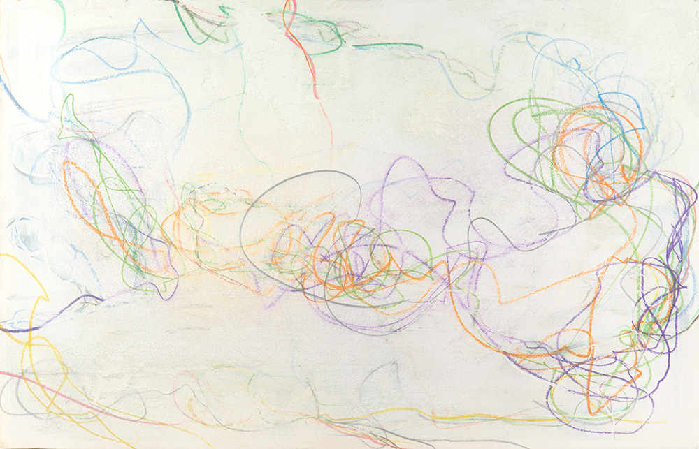Abstract mixed media art by Stephen Ritter reflecting the spiritual awakening process.